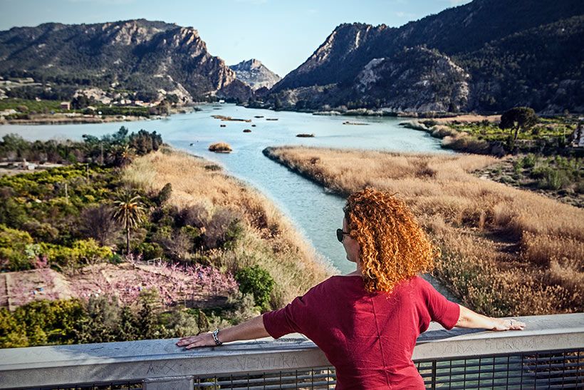 Mirador del Alto de Bayna en la localidad de Blanca, Murcia