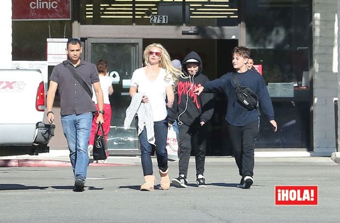 Britney Spears y sus hijos