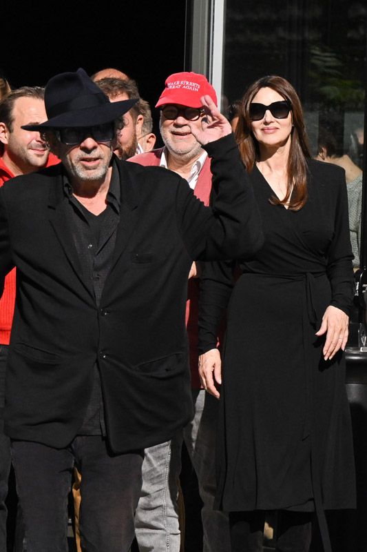 Monica Bellucci y Tim Burton