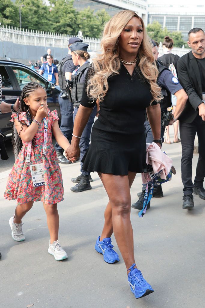 Serena Williams y su hija Olympia