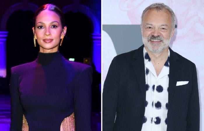 Alesha Dixon y Graham Norton