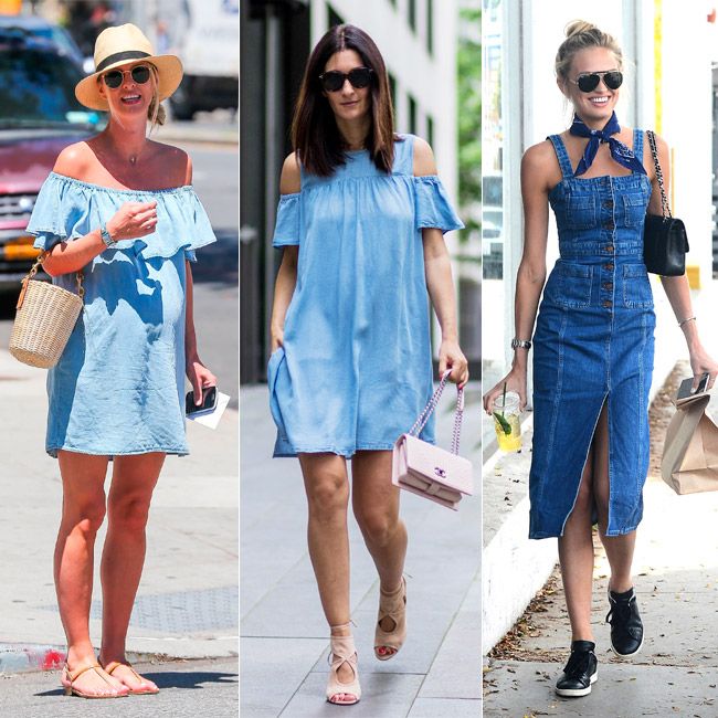 Denim Vestidos