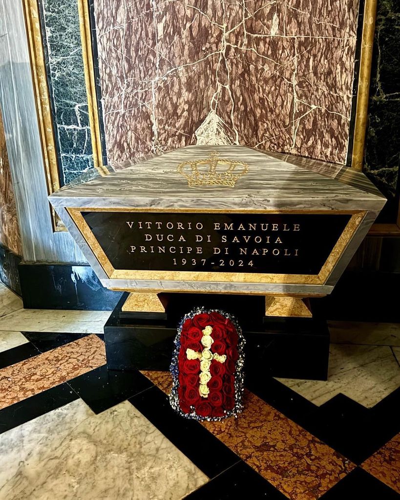 Sepulcro de Víctor Manuel de Saboya en la Basílica de Superga