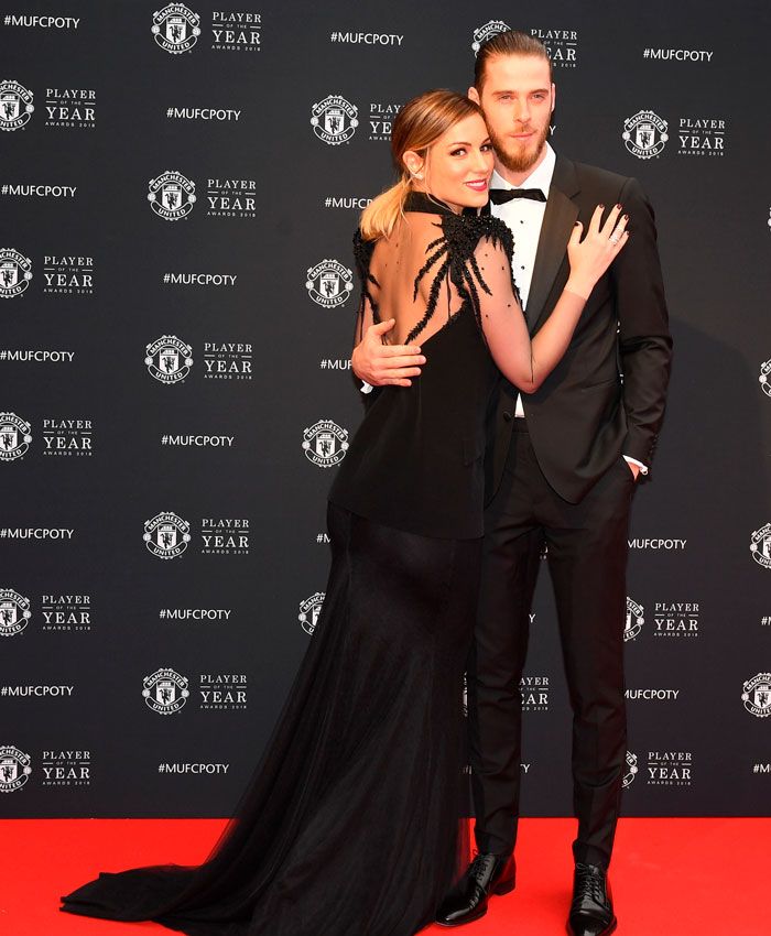 Edurne y David de Gea