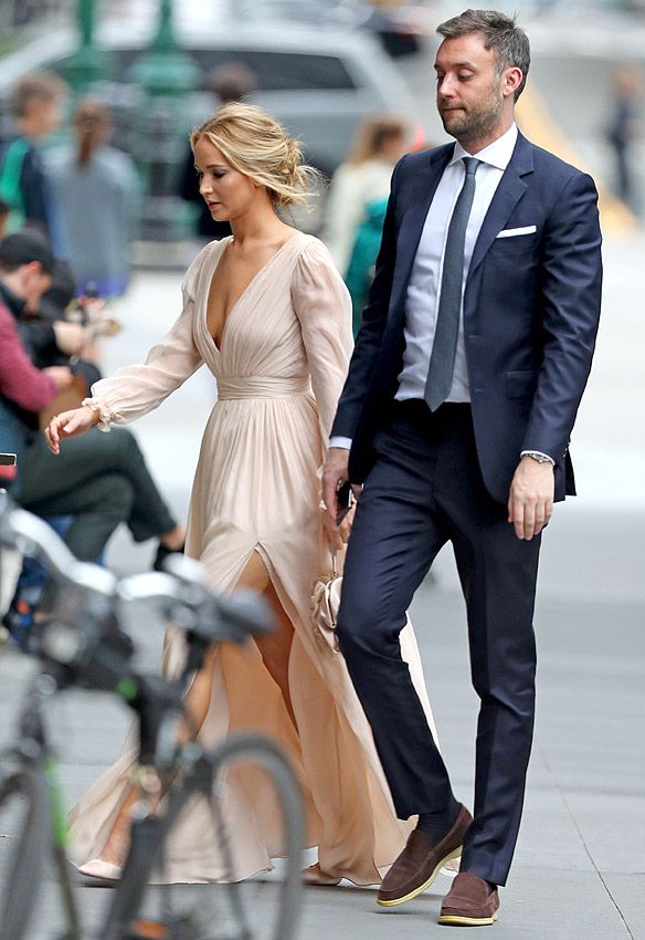 Jennifer Lawrence y Cooke Maroney celebran su fiesta de compromiso días antes de su boda