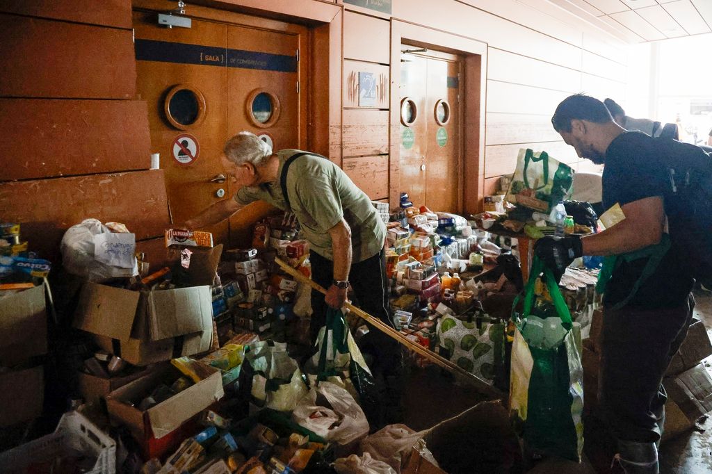 Puntos de recogida de alimentos en Valencia