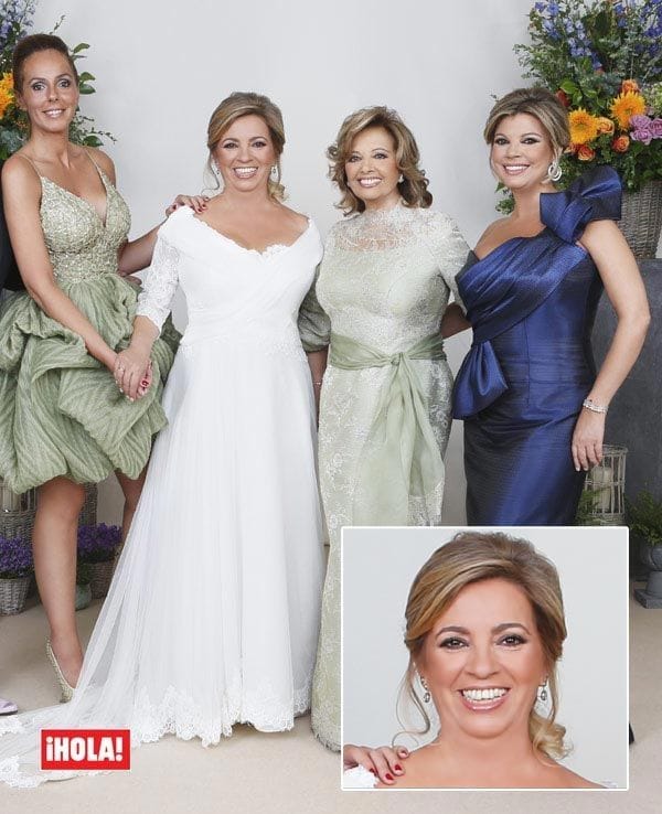 La novia llevó los chatones que Terely y Carmen lucieron en su boda, uno de los emotivos detalles de esta ceremonia
