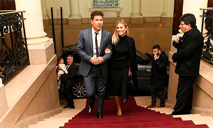 Simeone y Carla Pereyra