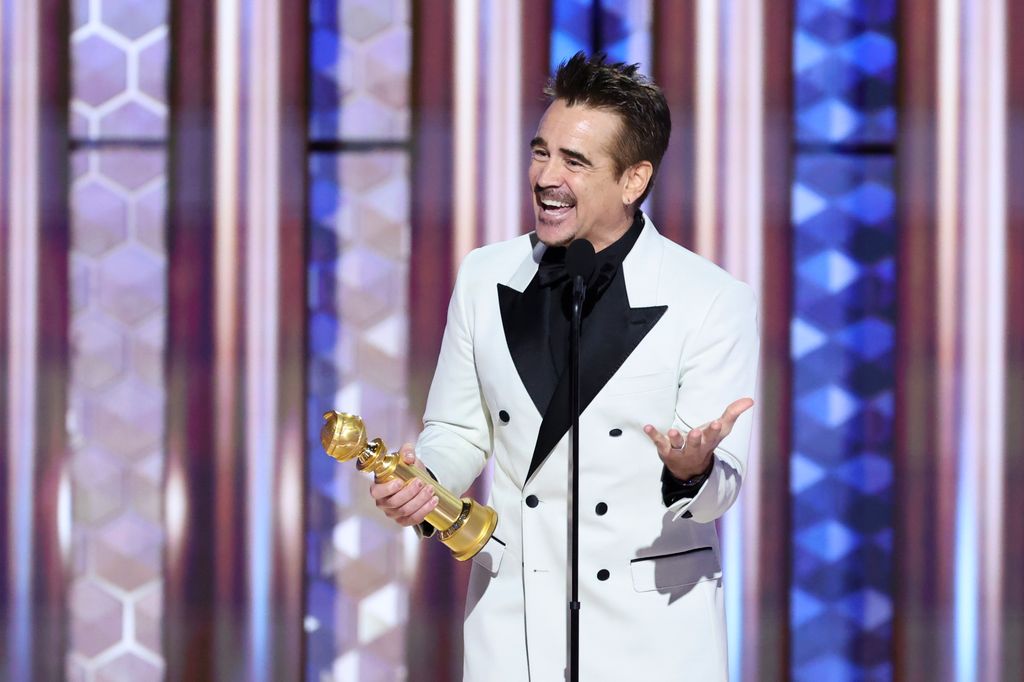 Colin Farrell fue otro de los ganadores de la noche por su papel en 'El Pingüino'