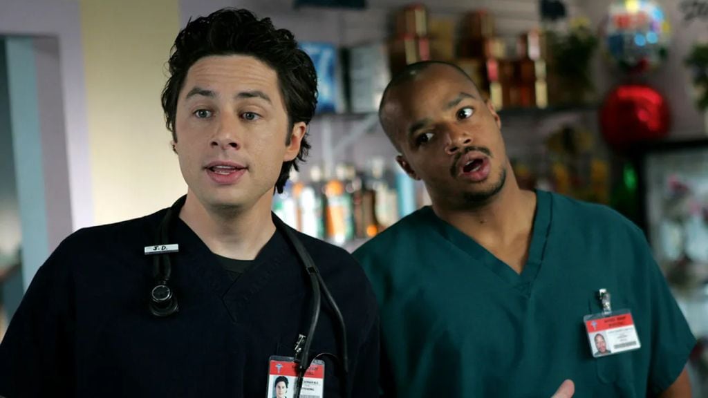 'Scrubs' es una serie de médicos en clave de comedia que puedes ver en Disney+