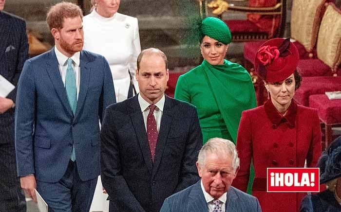 Los duques de Cambridge y los de Sussex en el día de la Commonwealth