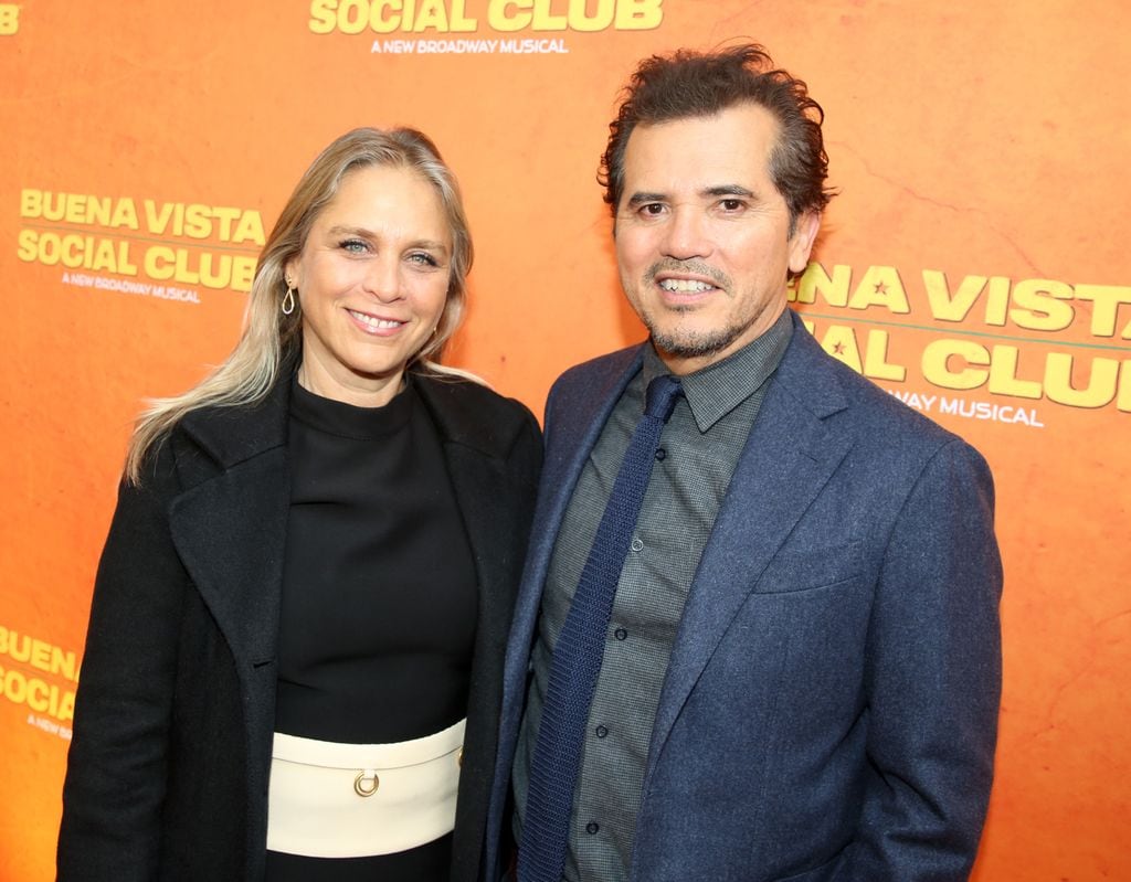 John Leguizamo and His Wife Justine Maurer Pose At The Opening Night Of "Buena Vista Social Club" 