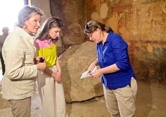 Elisabeth y Matilde de los belgas en Egipto