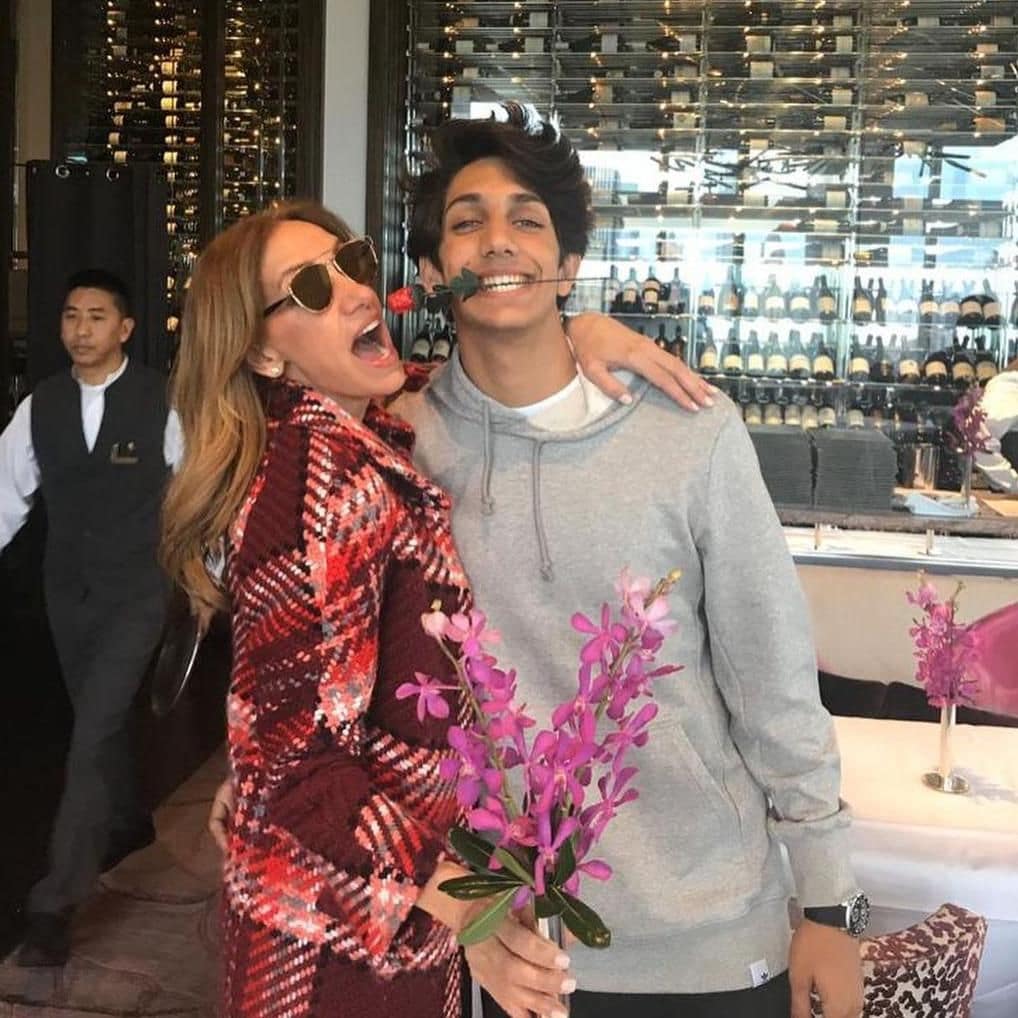 lili estefan y su hijo lorenzo