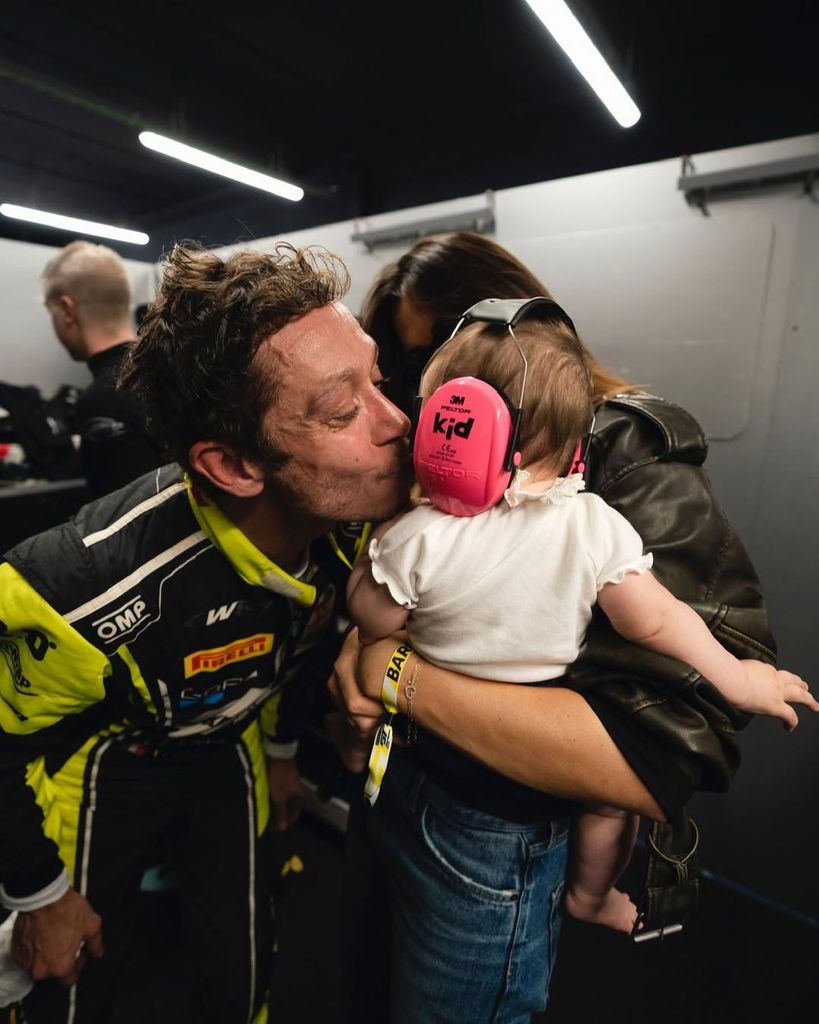 Valentino Rossi y su hija Giulietta