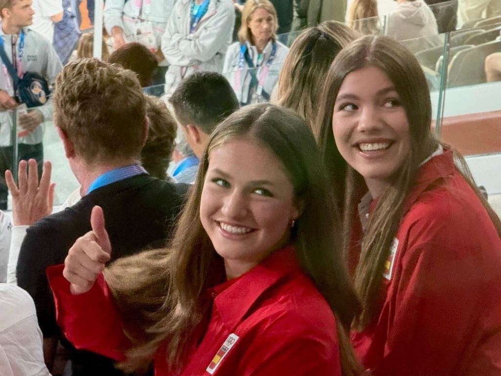 Leonor y Sofia durante los JJOO