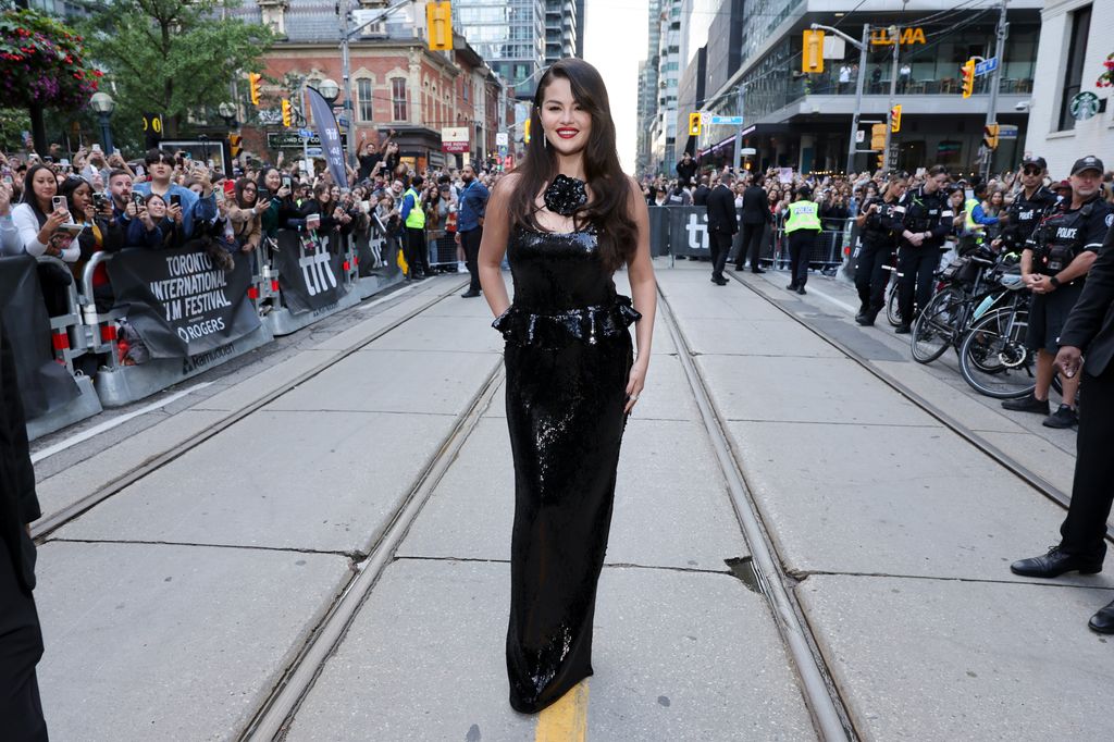 Selena Gomez en el estreno de la cinta Emilia Perez, en el festival de cine de Toronto, septiembre de 2024