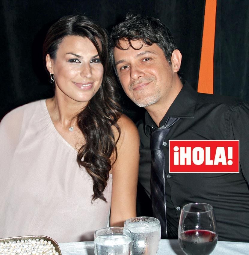 Alejandro Sanz y Raquel Perera