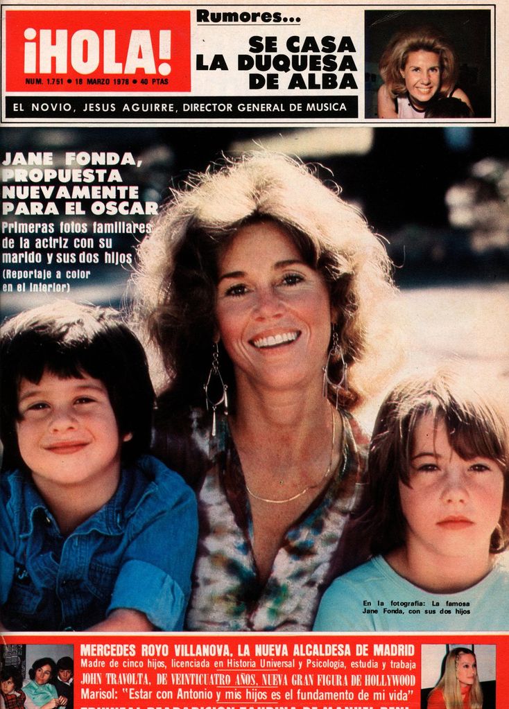 Portada Hola . Jane Fonda.