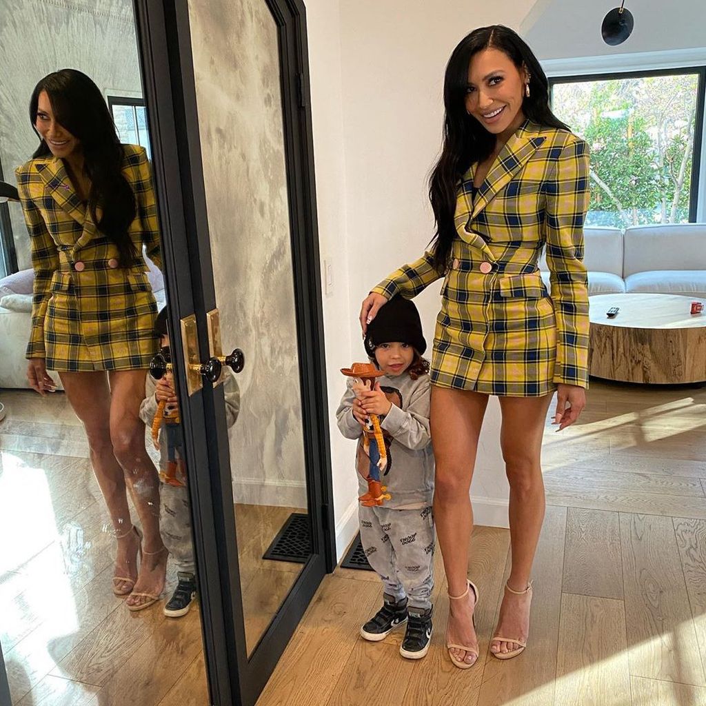 naya rivera y su hijo