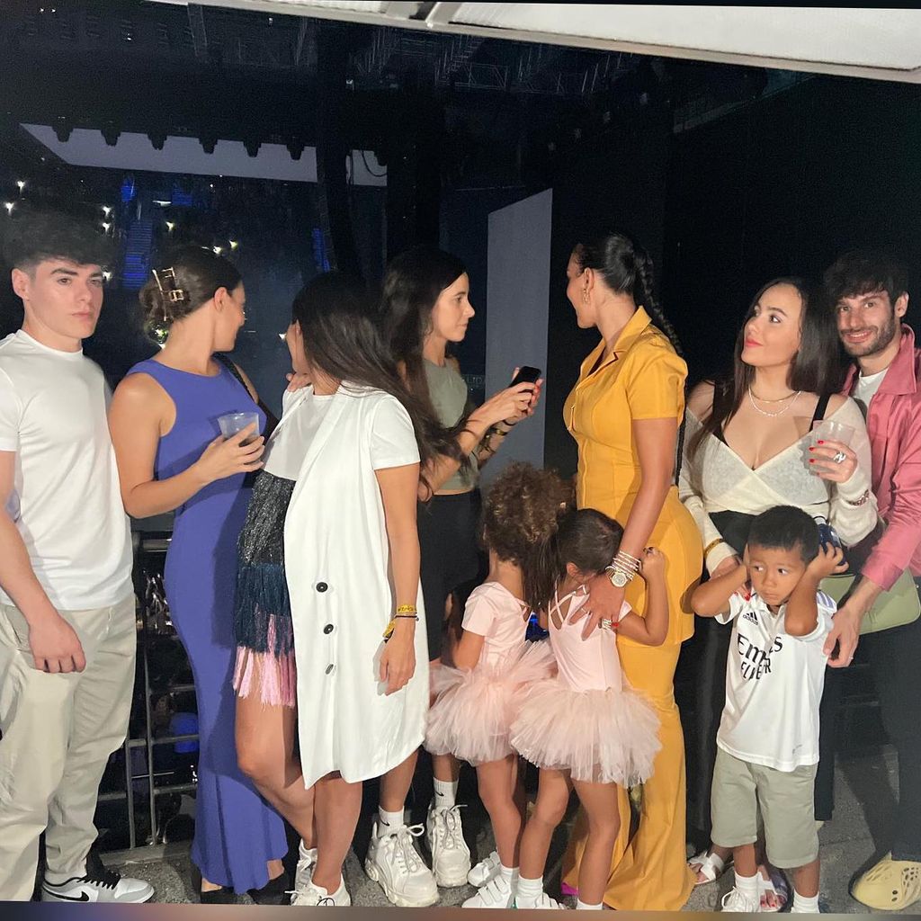 Georgina Rodríguez con su familia