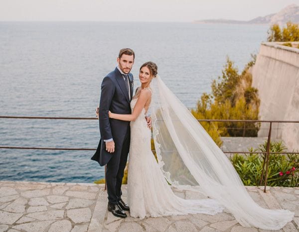 Helen Lindes y Rudy Fernández pronunciaron el ‘sí, quiero’ el pasado 4 de julio en una romántica ceremonia en La Fortaleza, un castillo del siglo XVII en Pollença (Mallorca) ante 200 invitados ©Pablo Béglez
