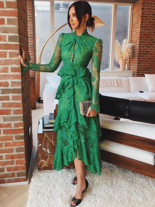 danielle bernstein green fashion trend