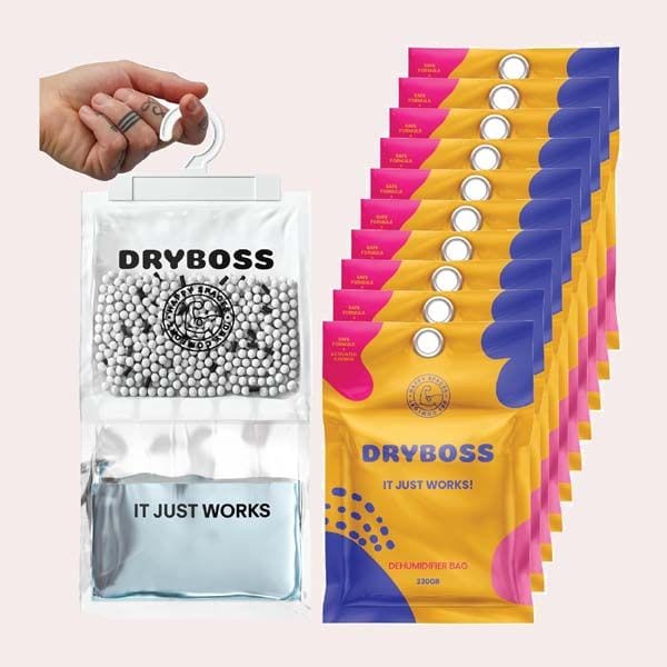 DRYBOSS Pack 10 Bolsas 2,3 KG Antihumedad