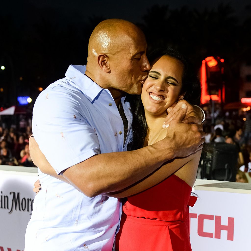 Dwayne Johnson y su hija Simone