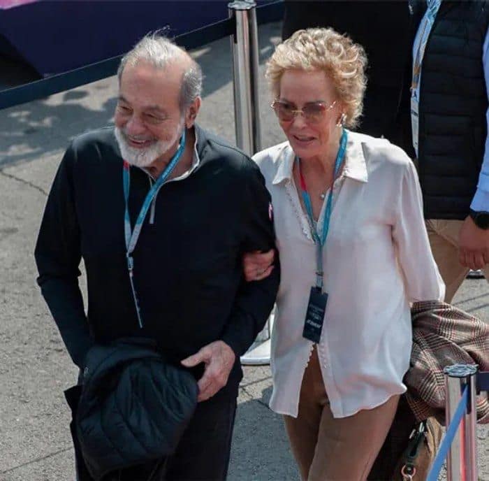 Carlos Slim y Mercedes Sánchez Navarro