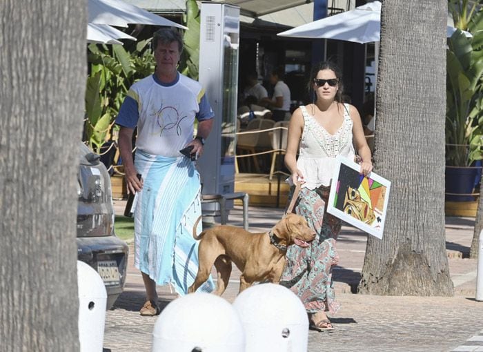 Cayetano Martínez de Irujo y su novia, Bárbara Mirjan en Sotogrande 