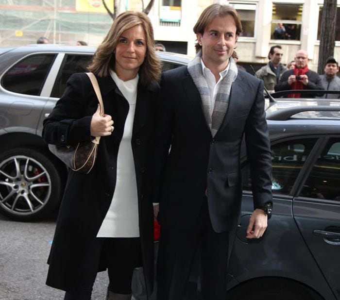 Arantxa Sánchez Vicario y Josep Santacana