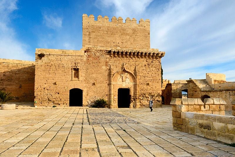 Almeria Alcazaba torre homenaje