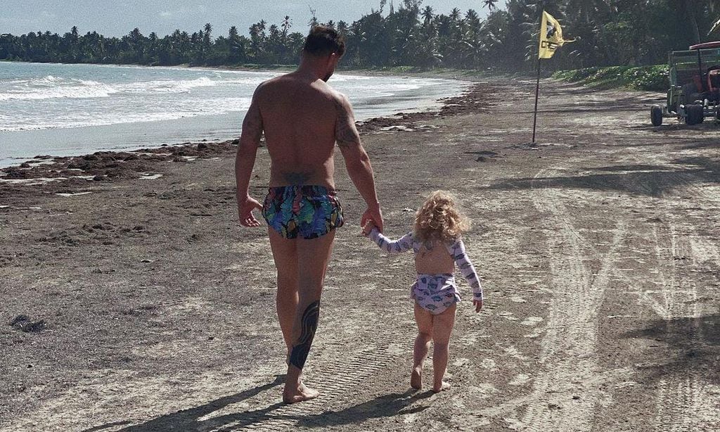 Jan Yosef, esposo de Ricky Martin y su hija Lucía