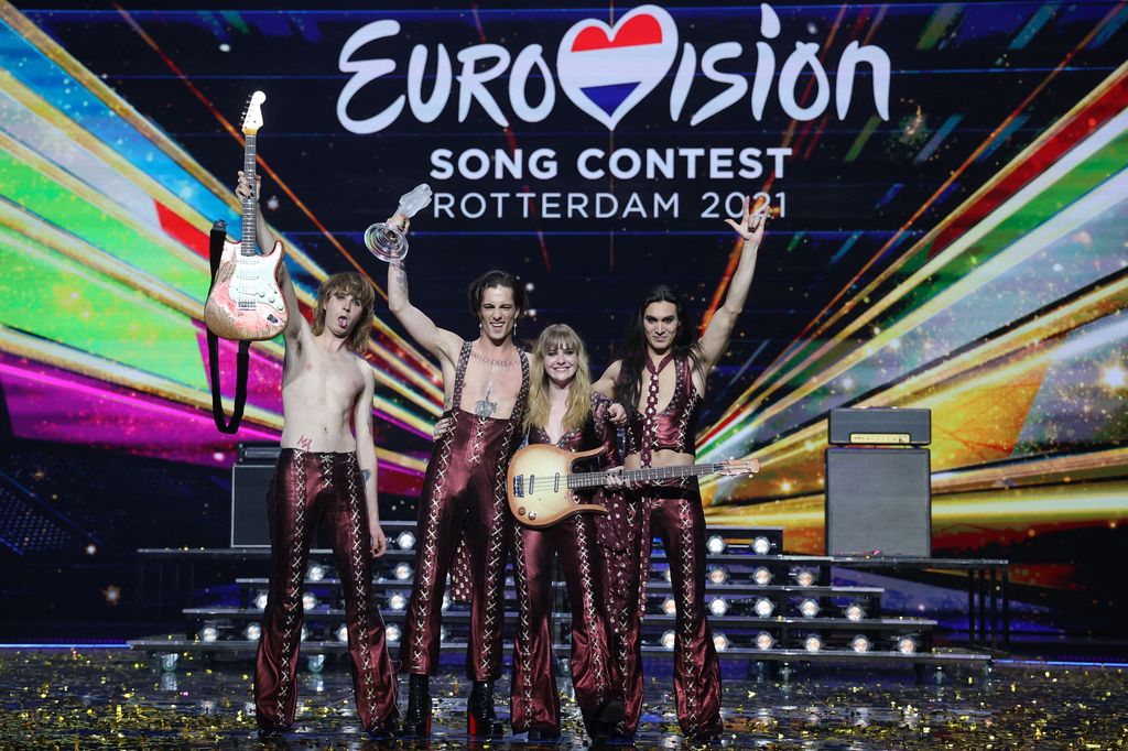 Maneskin después de ganar Eurovisión