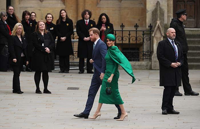 Adiós a los 'cuatro fantásticos', los duques de Cambridge y los de Sussex, juntos por última vez en un acto