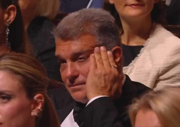 Joan Laporta, en la Gala del Balón de Oro