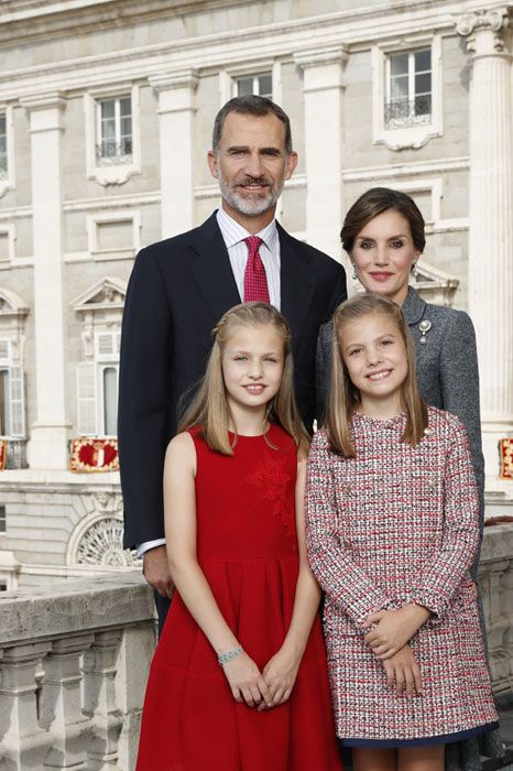 Los Reyes, la princesa Leonor y la infanta Sofía