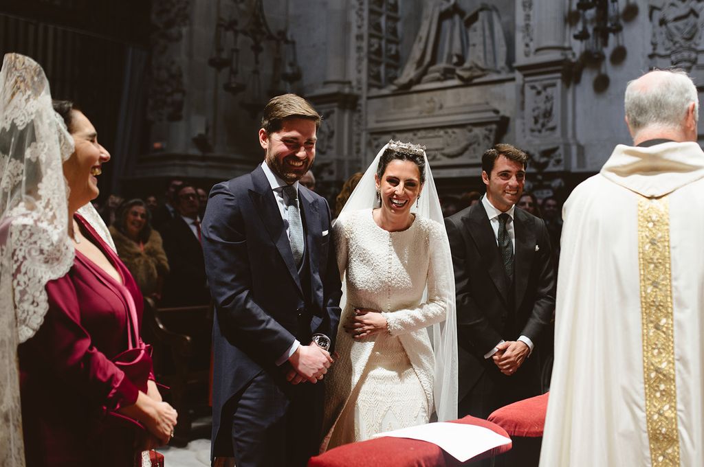 Boda Magdalena González-Serna y Antoliano Rodríguez en Sevilla risas