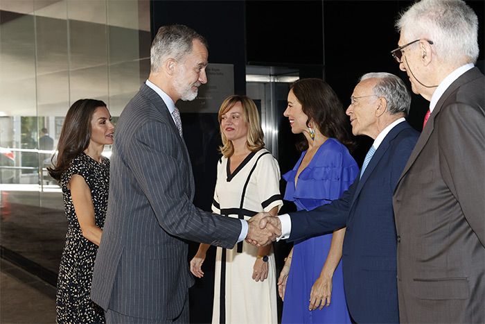 Don Felipe y doña Letizia en el CaixaForum