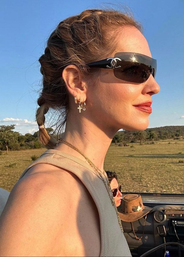 Chiara Ferragni estrena estos básicos de Zara en su viaje a África