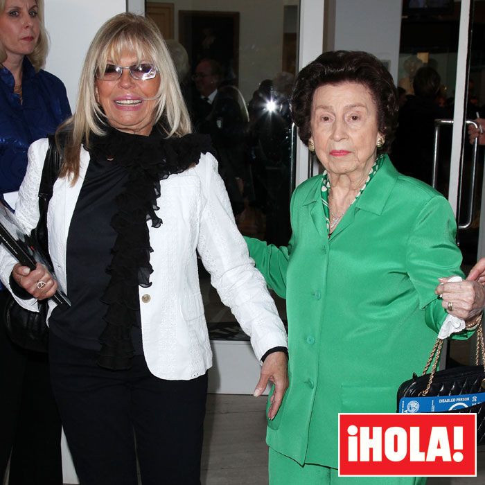 Nancy con su hija Nancy Sinatra