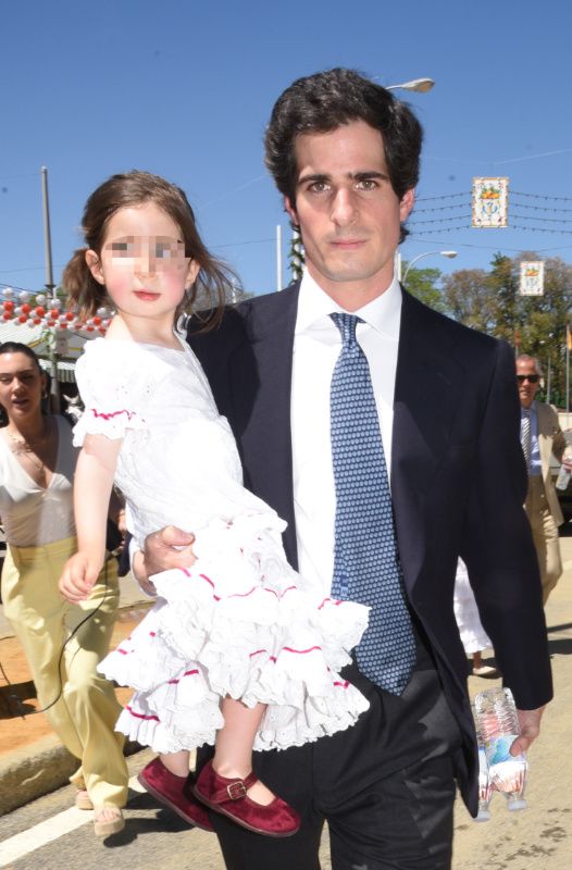 Fernando Fitz-James Stuart con su hija