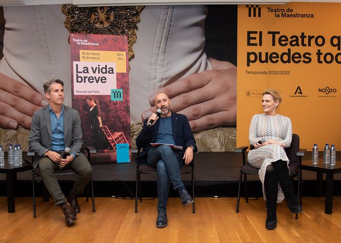 Ainhoa Arteta en la presentación de la ópera 'La vida breve'