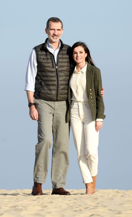 Reina Letizia y rey Felipe en el Parque de Doñana