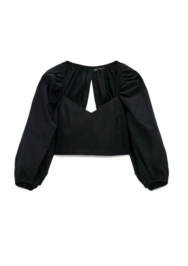 5 blusa poco pecho zara