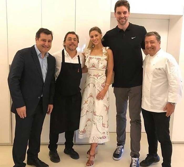 Pau Gasol y Cat McDonnell: alta gastronomía y conciertos en su segunda luna de miel 