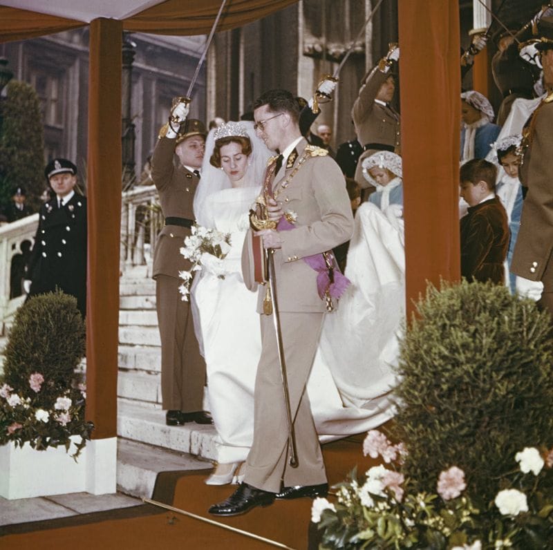 Vestido de novia de Fabiola de Bélgica hecho por Balenciaga