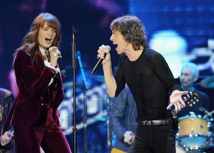 Mick Jagger y Florence + the Machine