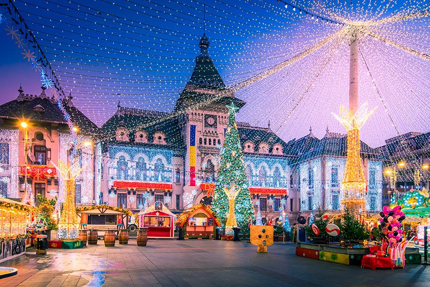 Mercadillo navideño de Craiova, Rumanía, elegido el segundo mejor de Europa 2024